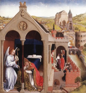 Rogier van der Weyden Painting - Sueño del Papa Sergio El pintor holandés Rogier van der Weyden